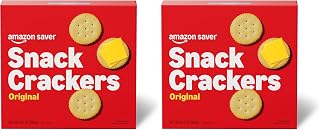 Amazon Brand - Happy Belly Snack Crackers, Original Flavor, 13.7 ounce (Pack of 2)