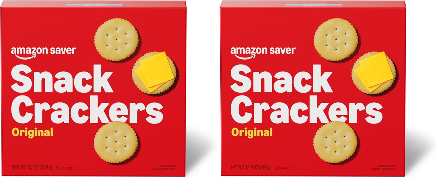 Galletas Original Snack Crackers Amazon Saver Pack de 2