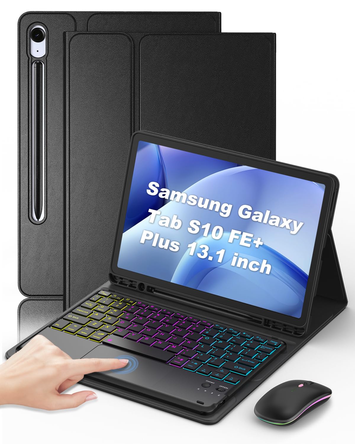 Amazon.co.jp: SAMTUNK Samsung Galaxy Tab S10 FE+ Plusキーボード