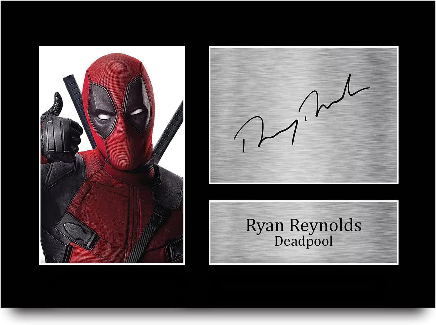 – HWC Trading Ryan Reynolds Gift A4 Printed Autograph Deadpool Gifts Print Photo Picture Display