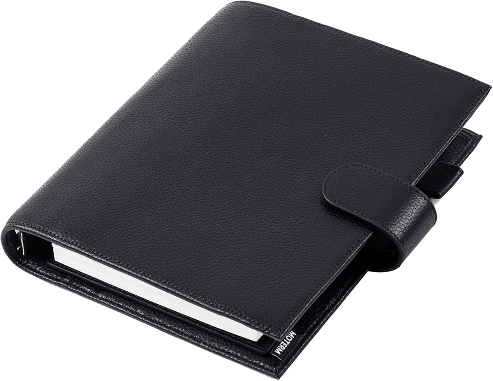 Amazon.co.jp: Moterm A5 Luxe リングプランナー - 本革バインダー