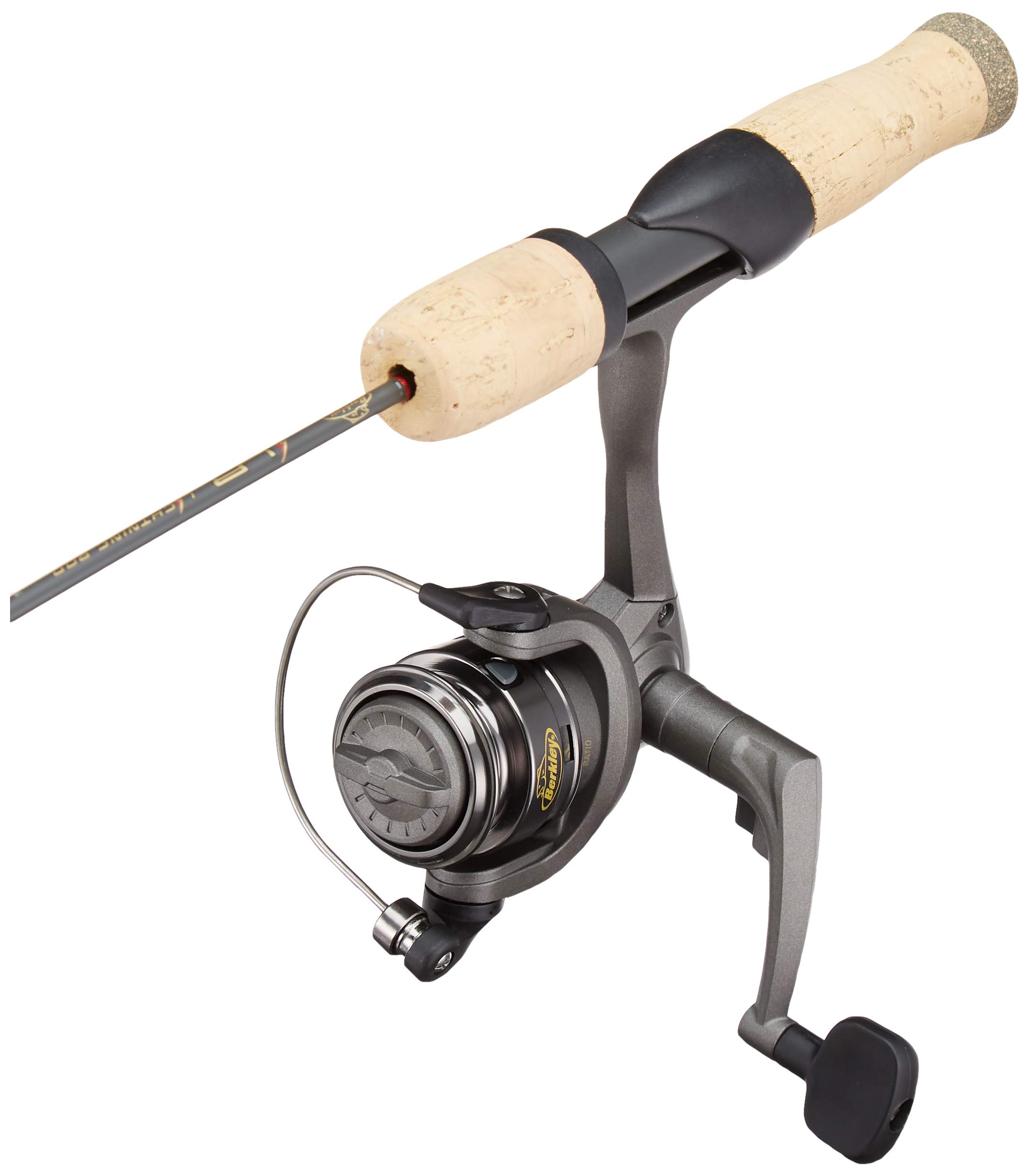 Amazon.com : Berkley Lightning Ice Fishing Combo, Black, Grey, 28