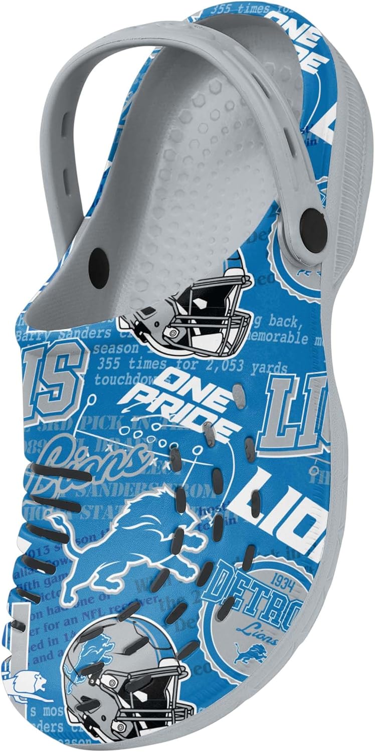 FOCO Arizona Cardinals NFL Mens Historic Print Clog with Strap - Image 3