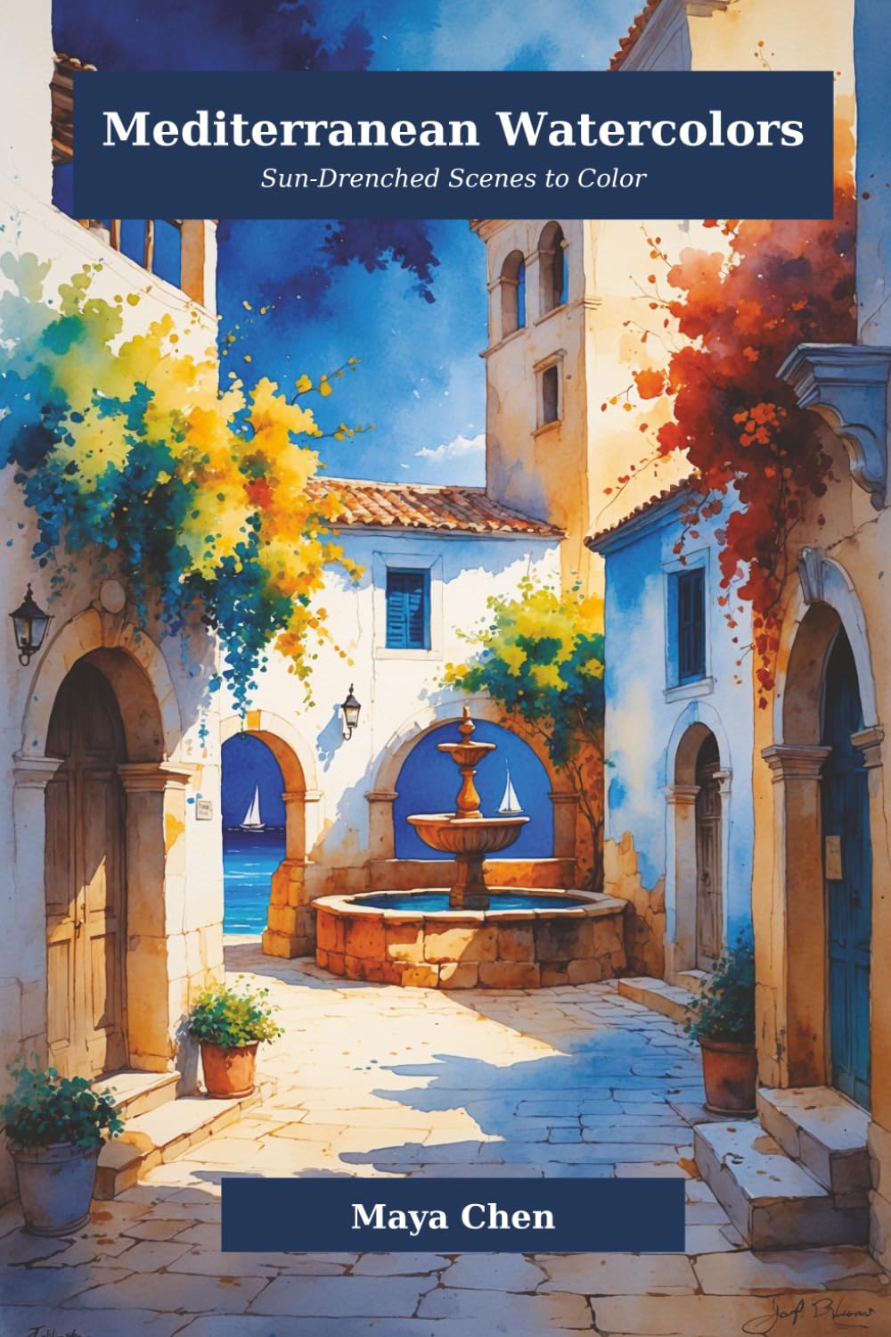 Mediterranean Watercolors: Vol. 1 — Coastal Villages