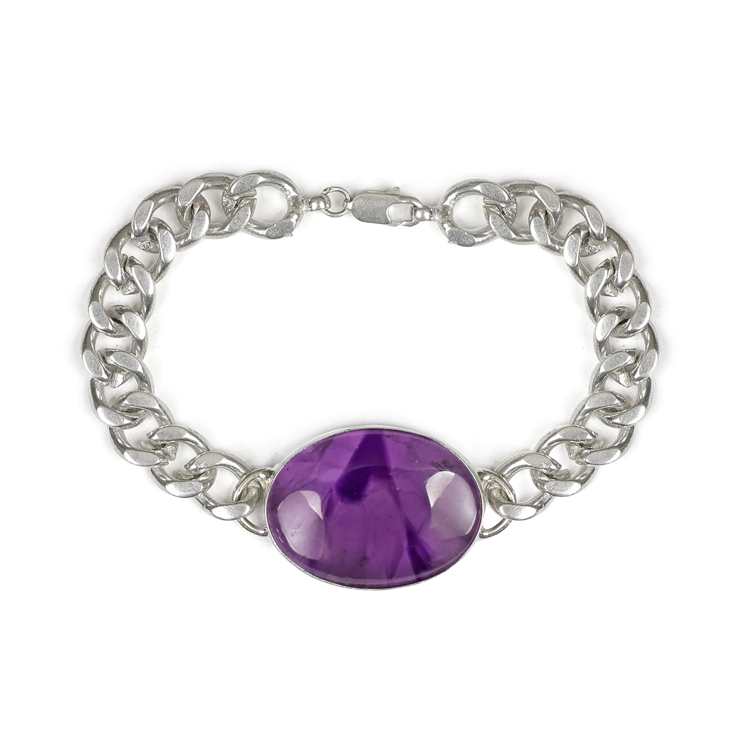 Crystu Natural Amethyst Bracelet for Reiki Healing and Crystal Gemstone Bracelet for Men (B0D11B8YMR) Amazon Price History, Amazon Price Tracker