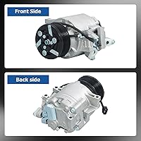 Vista 5 de WFLNHB Compresor de Aire AC Reemplazo para Honda Civic 2006 2007 2008 2009 2010 2011 1.8L CO 4918AC