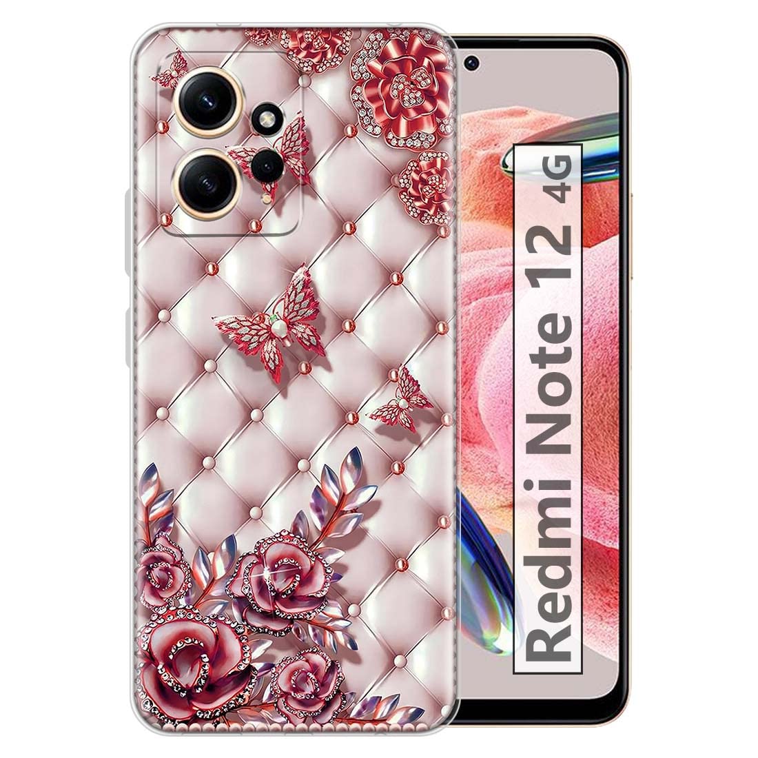 Fashionury Designer Printed Soft Silicone Back Case Cover for Redmi Note 12 4G Back Cover for Redmi Note 12 4G -D1088 (B0C29434GP) Amazon Price History, Amazon Price Tracker