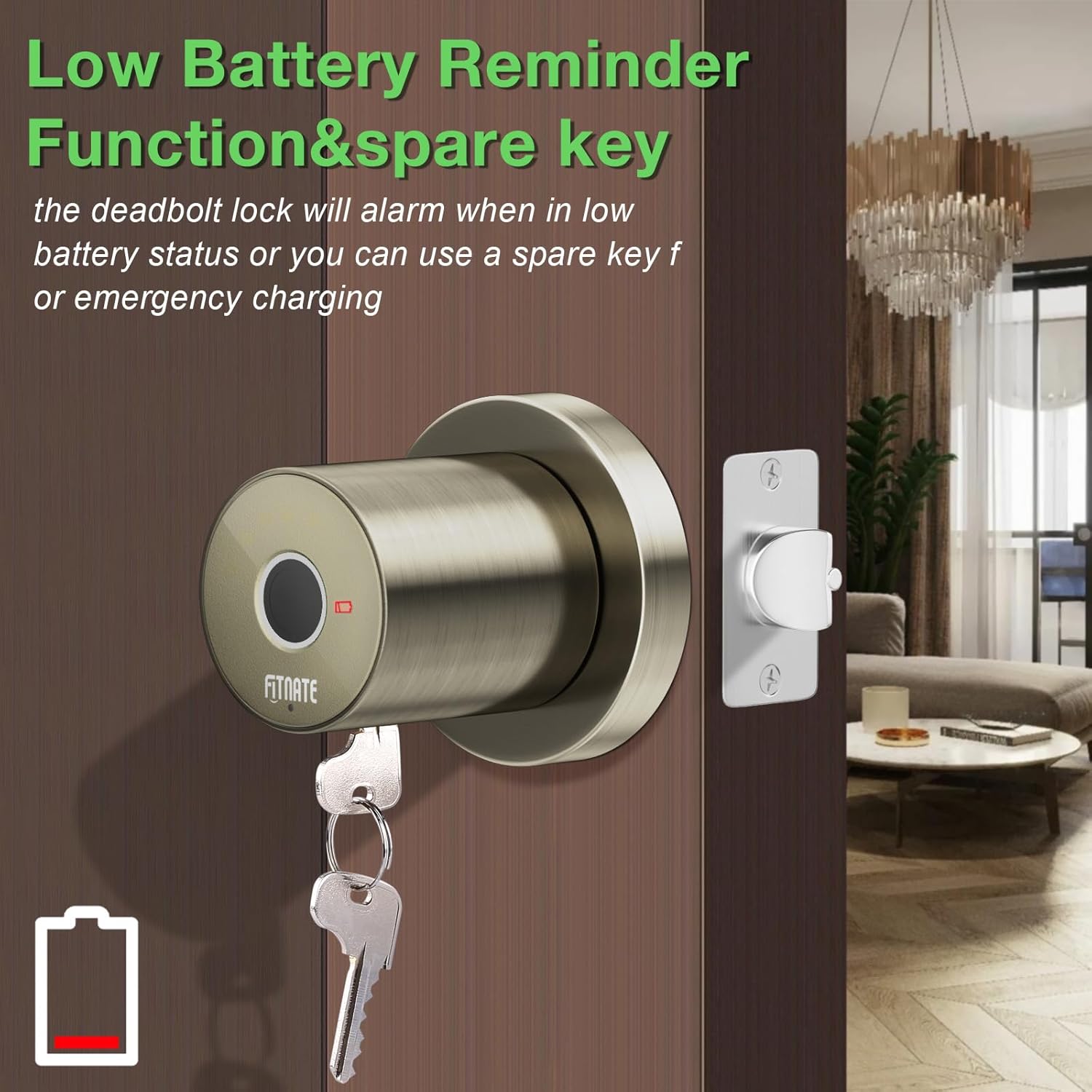 Hand placing finger on biometric sensor