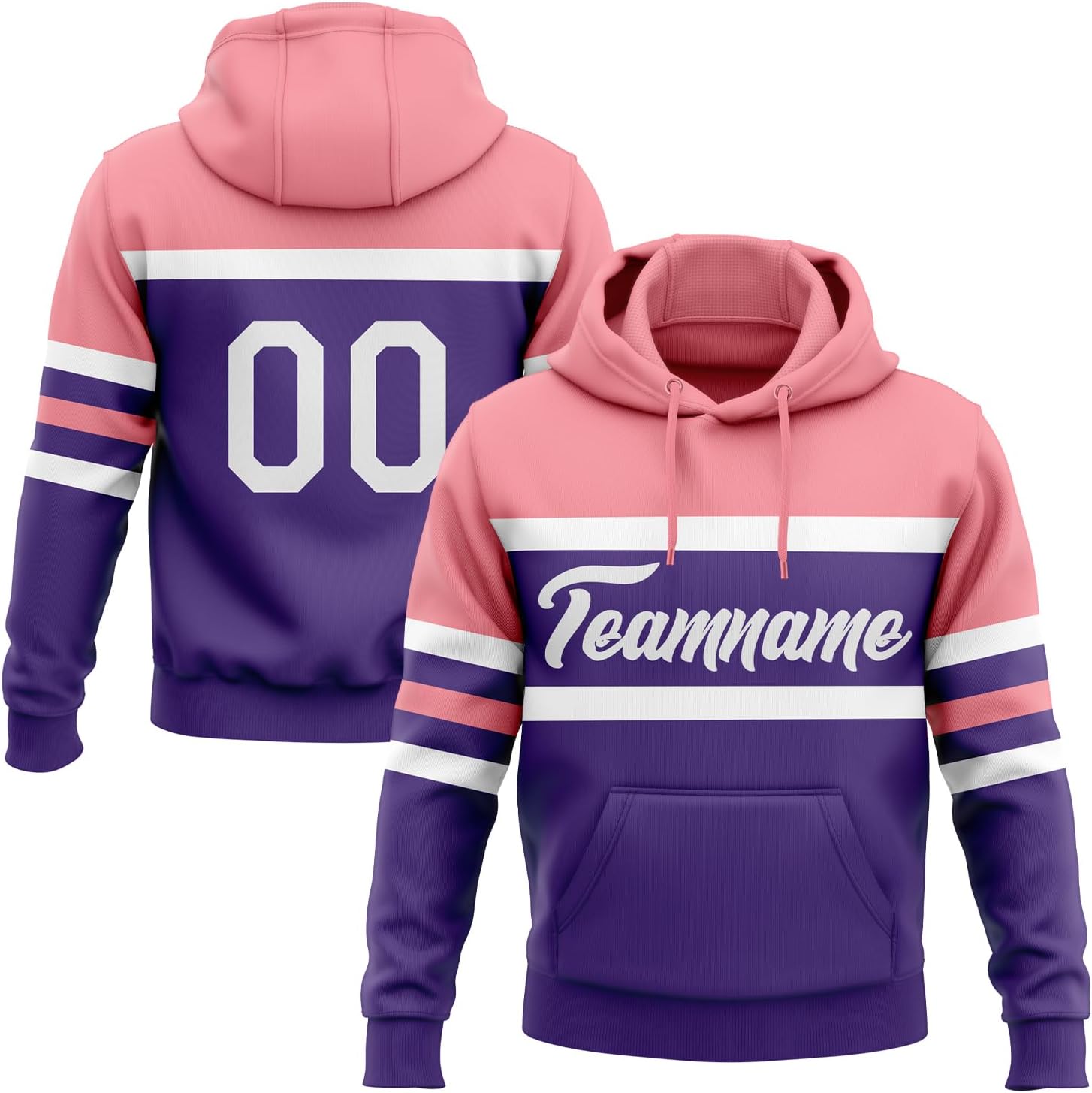 Custom Hockey Hoodie Men Women Youth Personalized Stitched Athletic Hooded Pullover Sweatshirt Team Training Apparel