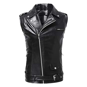 トップス Used Leather Vest Amazon.com: Milwaukee Leather MLM3520 Men's Black Leather