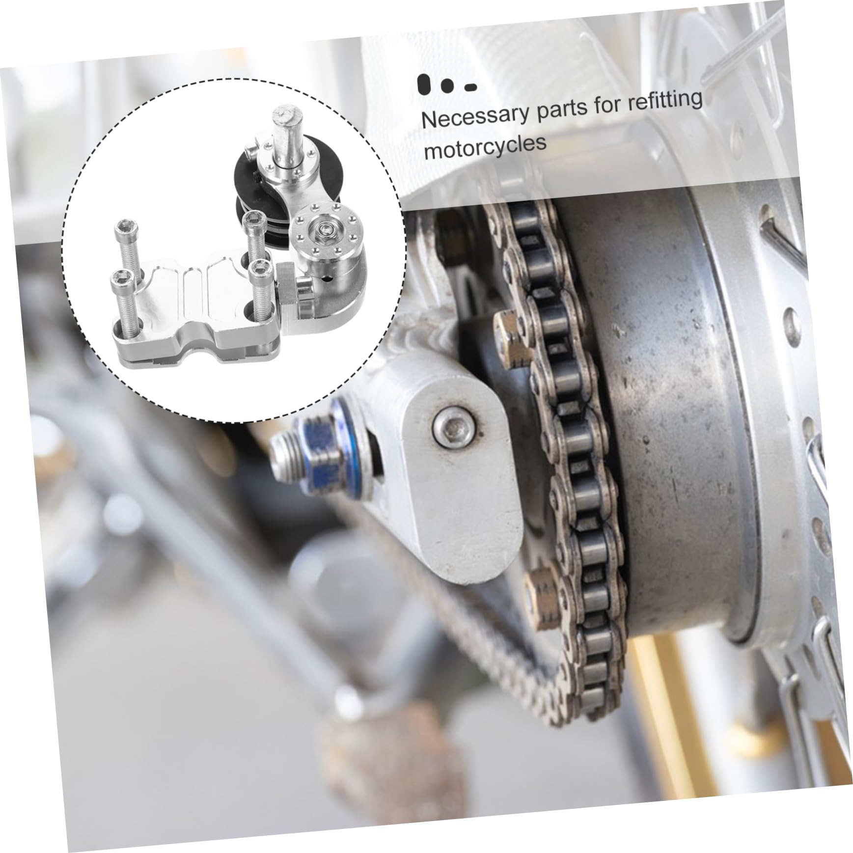 OUNONA Aluminiumlegierung Kettenspannerführung für Motorrad Kette Präzise Anpassung und Zuverlässige Leistung