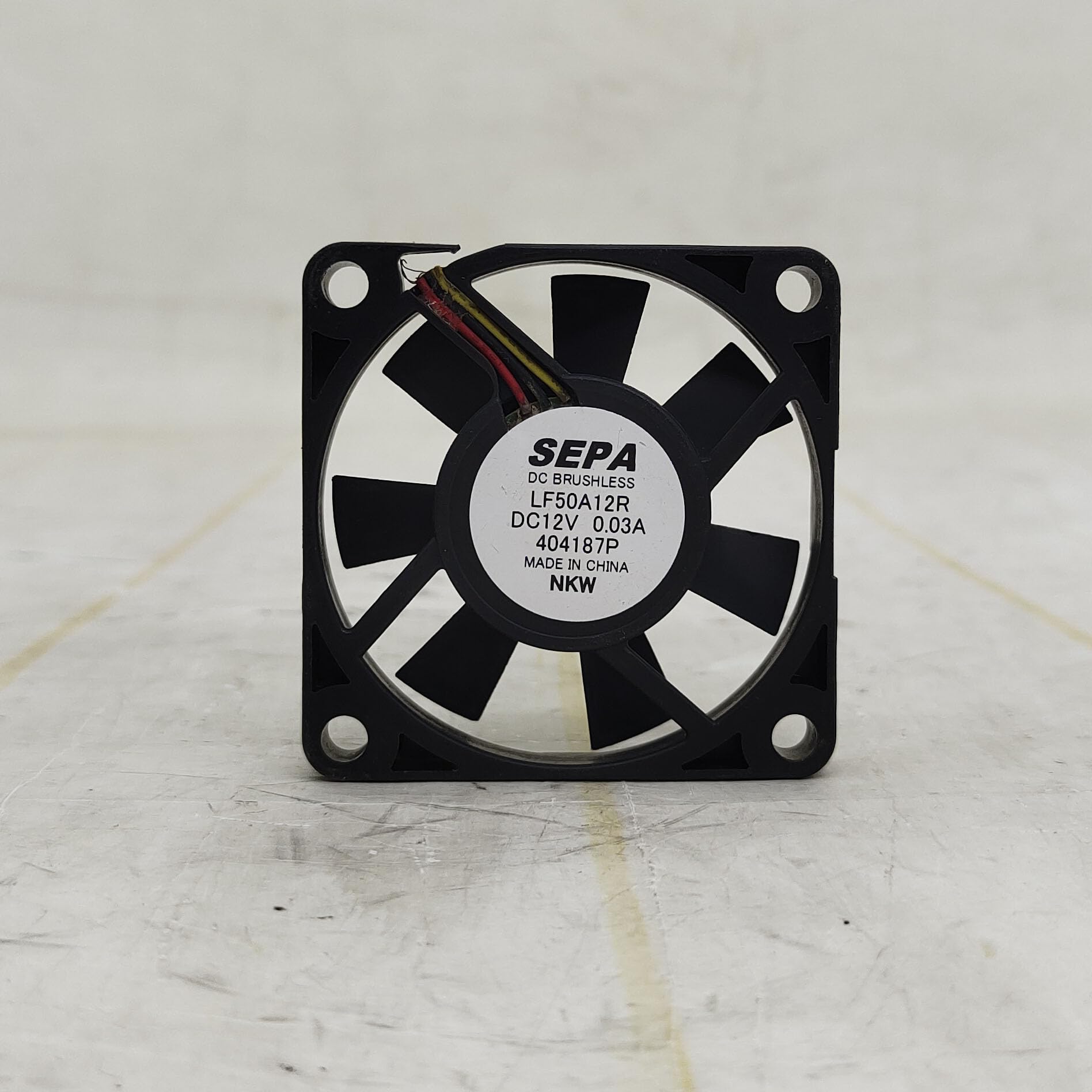 NZNYDNL Original LF50A12R 5010 12V 0.03A 5cm 3-wire test Silent case fan