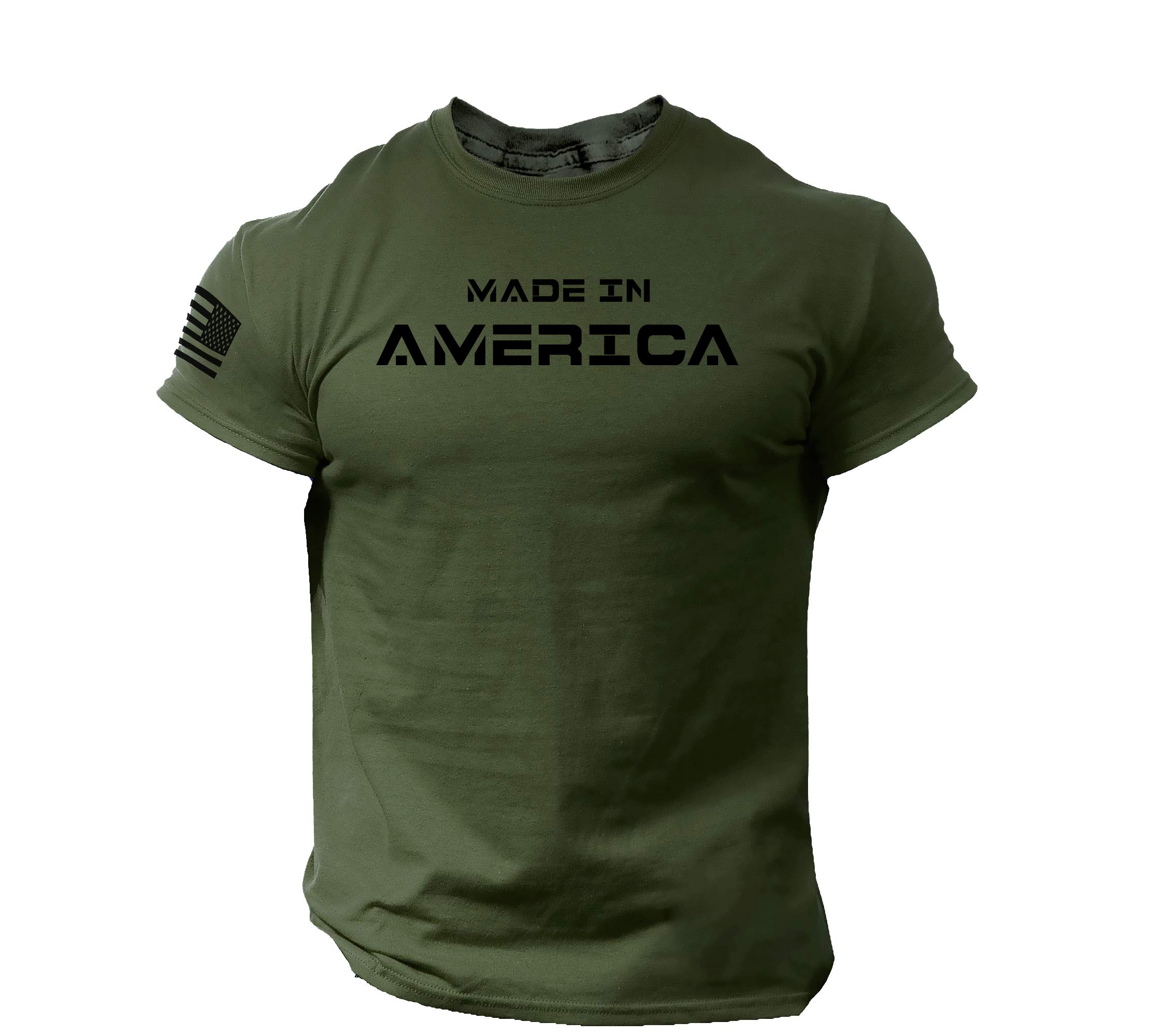 Made in America Men T Shirt – USA Flag Shirts for Men