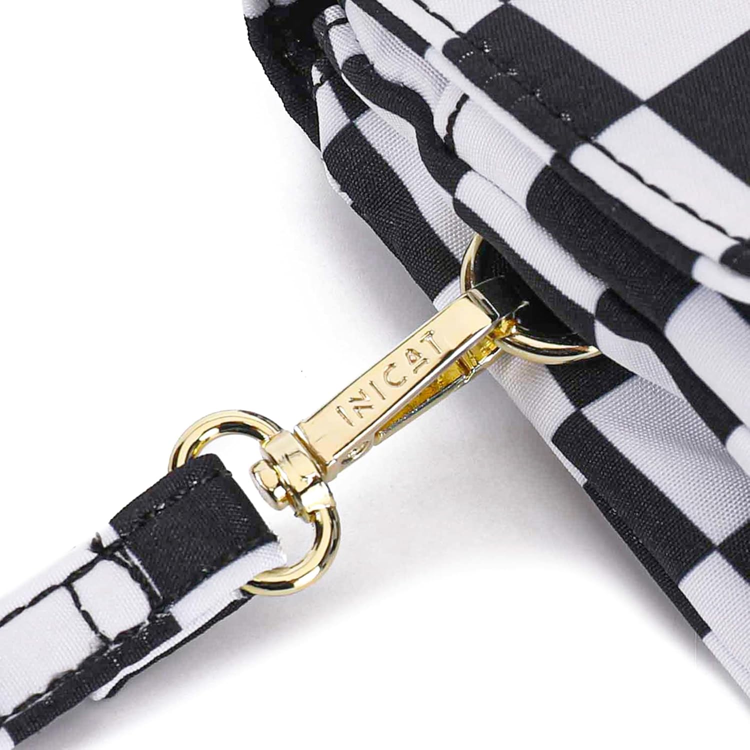 Small Crossbody Bag for Women Nylon Cell Phone Purse with Adjustable Strap Checkered Cross body Purses - Image 7