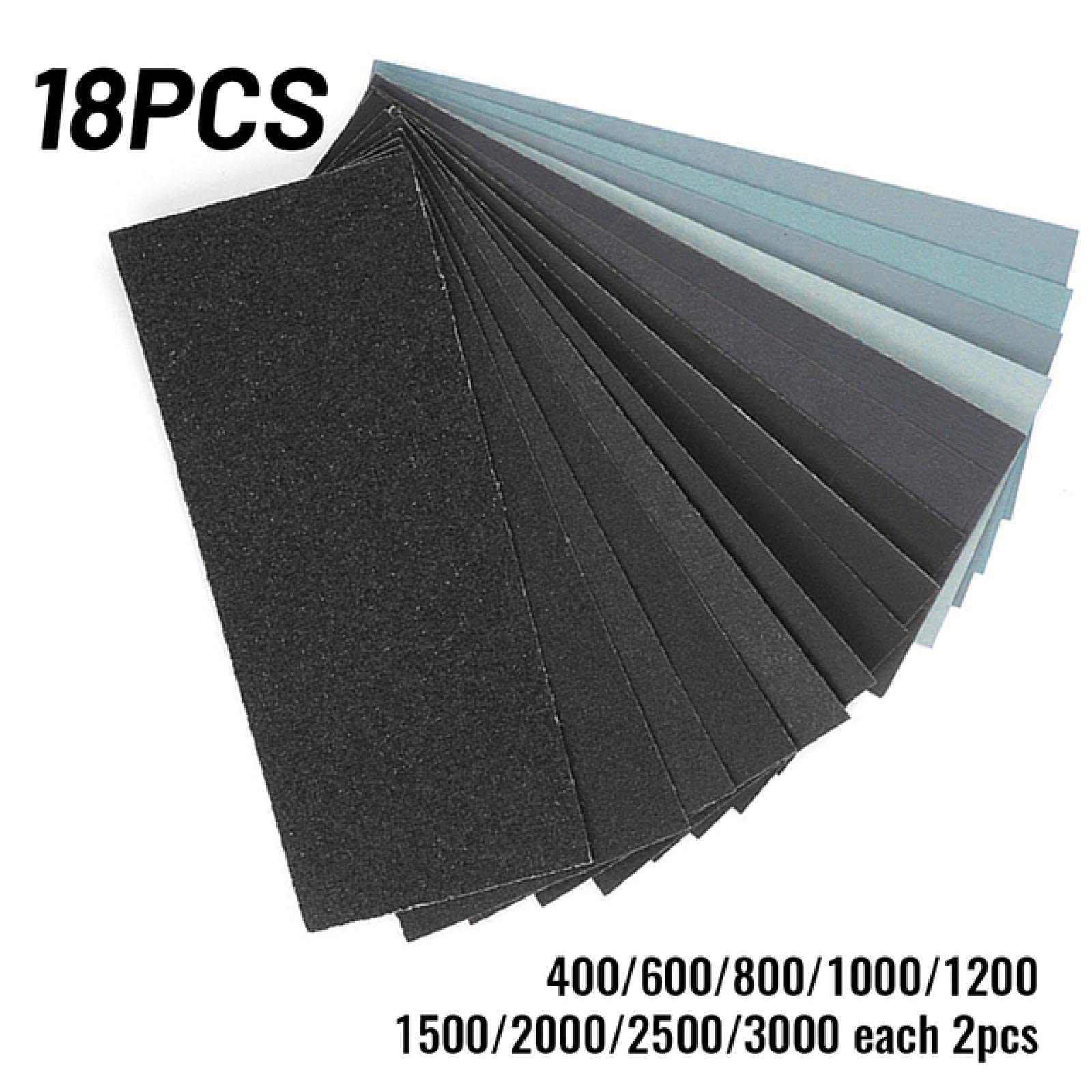 40 Pièces Disques à Poncer Sec/Humide 150mm Grains 1000 à 5000 - Kit Complet Polissage