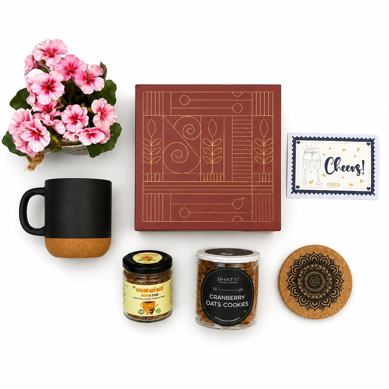 MiRa Gifting Solutions | The Cozy Coffee Retreat | Premium Coffee Lover Gift Hamper | Cork Ceramic Mug, Printed Coaster & Premium Box | Thank You, Client & Corporate Gift-image-31