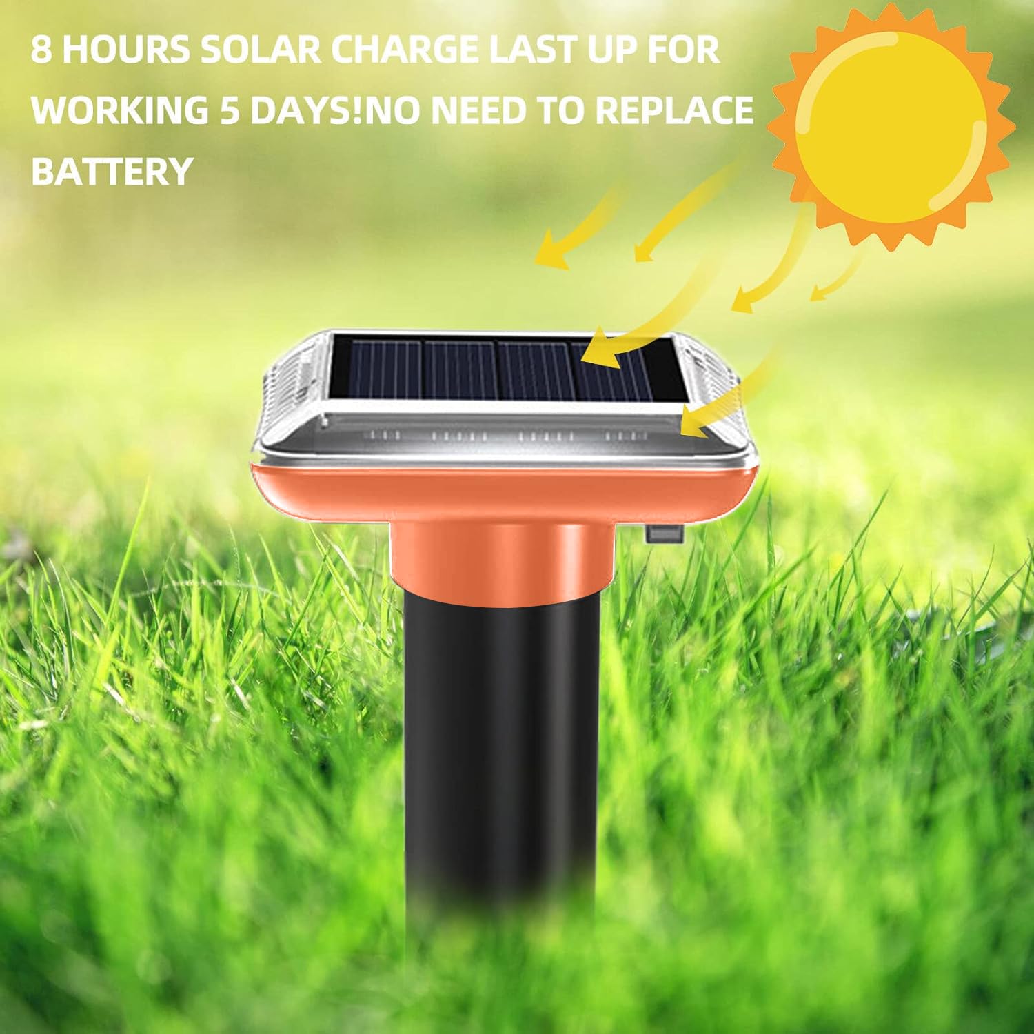 Maulwurfschreck Gardigo Maulwurfabwehr 2er Set Wühlmausschreck Wühltierabwehr - Foto 10