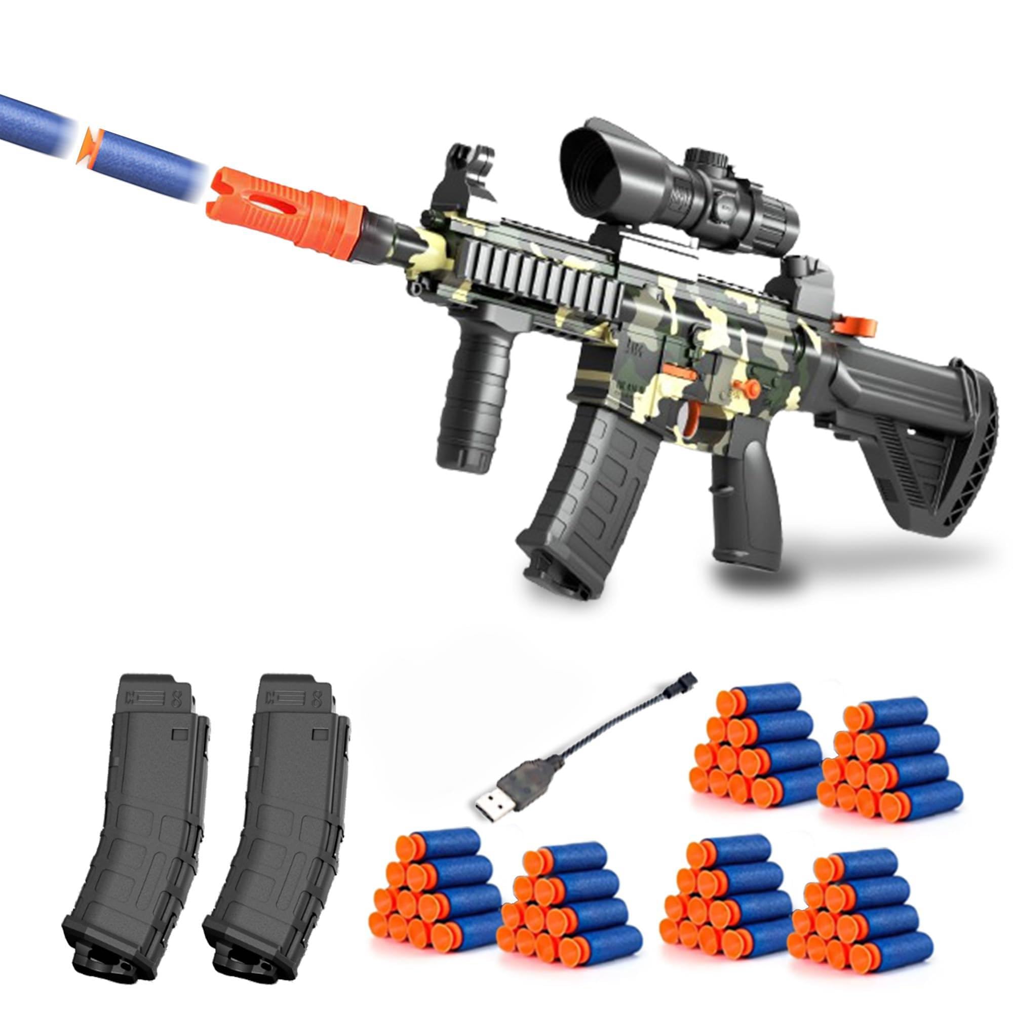 Gel Blaster- Elektrische geweer - Red Graffiti M4- compleet set incl. gel ballen - oplaadbaar - 75CM