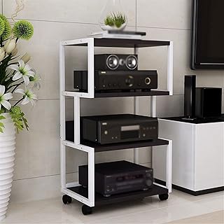 Suporte para impressora de mesa Impressora multifuncional Mobile Stand Metal Fixado Quadro 4-Camada Faixa de Fax de Fax Scanner Prateleira Cutelaria Cutelaria Crack Prateleira para impressora multifun