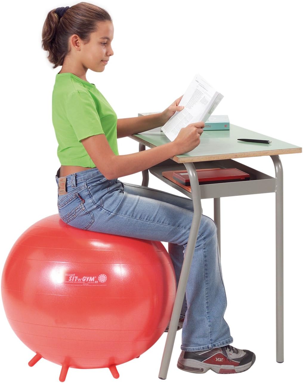Promo Discount Up To 70% Off GYMNIC Sit'n'Gym 55 Ball Chair - Red Lowest Price GYMNIC Sit'n'Gym 55 Ball Chair - Red