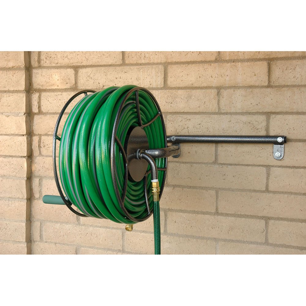 Yard Butler Swivel Hose Reel wall mounted heavy duty metal garden hose