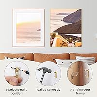 Vista 208 de Fun Memories Portarretratos de metal de 16 x 20 pulgadas con paspartú de 11 x 14 pulgadas, acabado de aluminio cepillado, parte delantera de vidrio