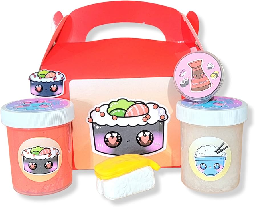 Amazon.com: Sushi DIY Slime Kit for Kids Ages 8+ – Handmade