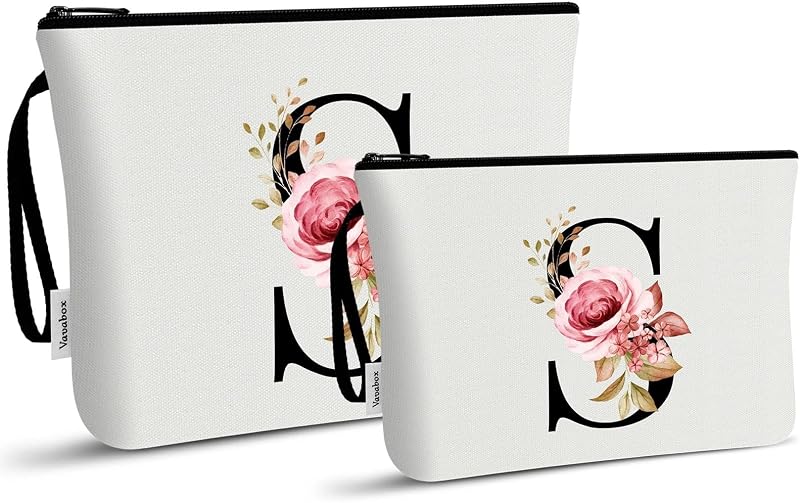 Vavabox Necessaire de Maquiagem A-Z, Conjunto com 2, 03-White Set