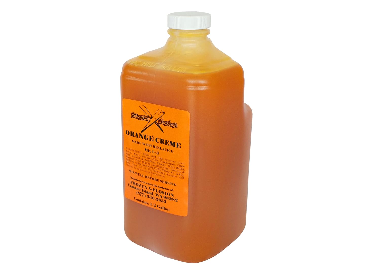 Frozen Xplosion Concentrate, Orange, 34Pound Boxes (Pack