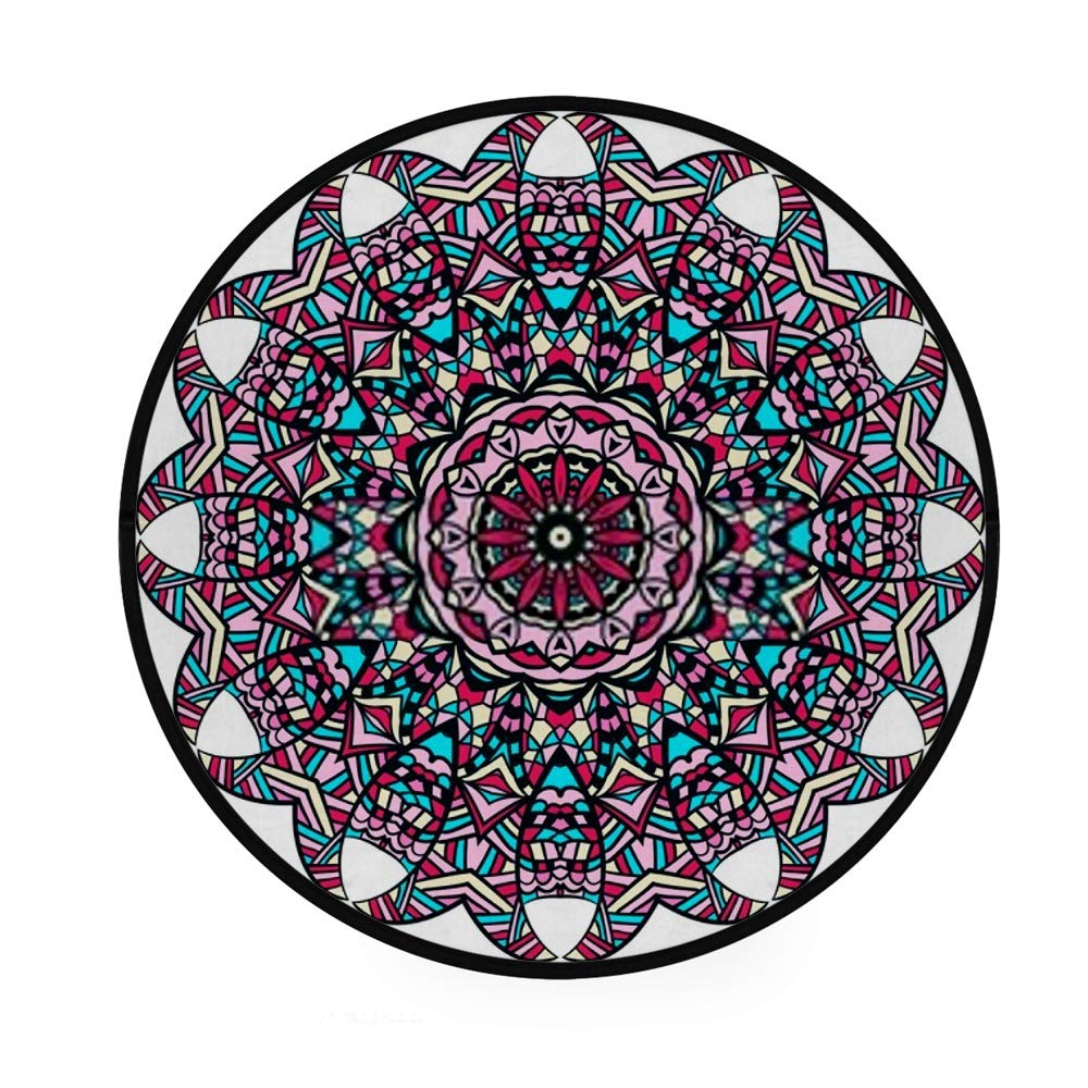 Paillasson rond pour chambre à coucher et salon cosy