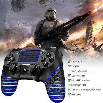 Amazon.com: SZDILONG Upgraded Wireless Controller for Ps4