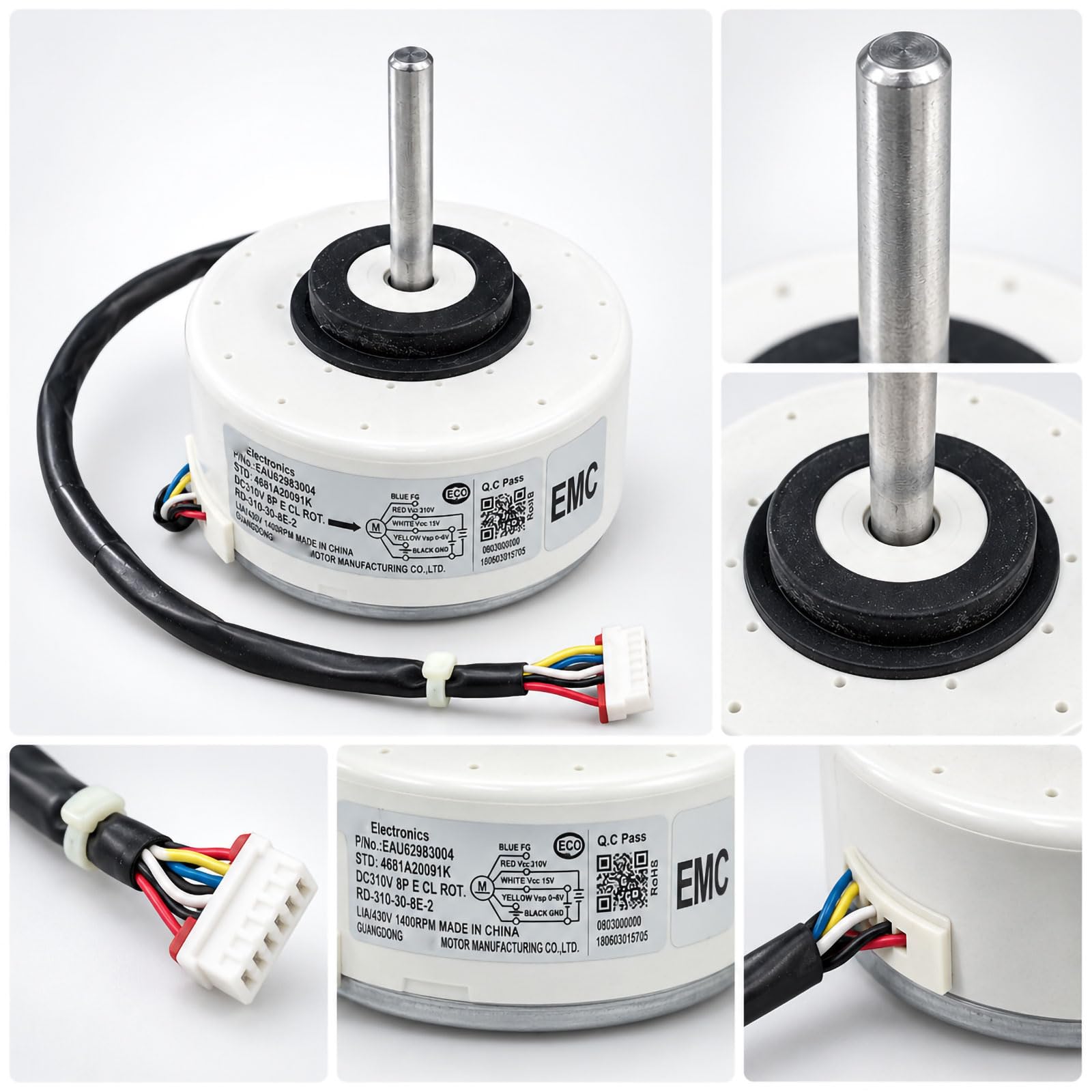 Inverter Innengerät Lüftermotor mit angeschlossenem