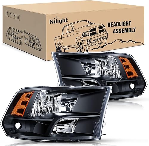 Miniatura 10 de Nilight Conjunto de luz trasera del lado del conductor para Dodge Ram 1500 2500 3500 2014 2015 2016 2017 2018 Dodge Ram 1500 2500 3500 reemplazo de