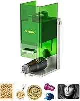 xTool F1 2-in-1 Dual Laser Engraver: 4000mm/s Portable HD Machine for Metal, Wood, Jewelry, Leather & 300+ Materials