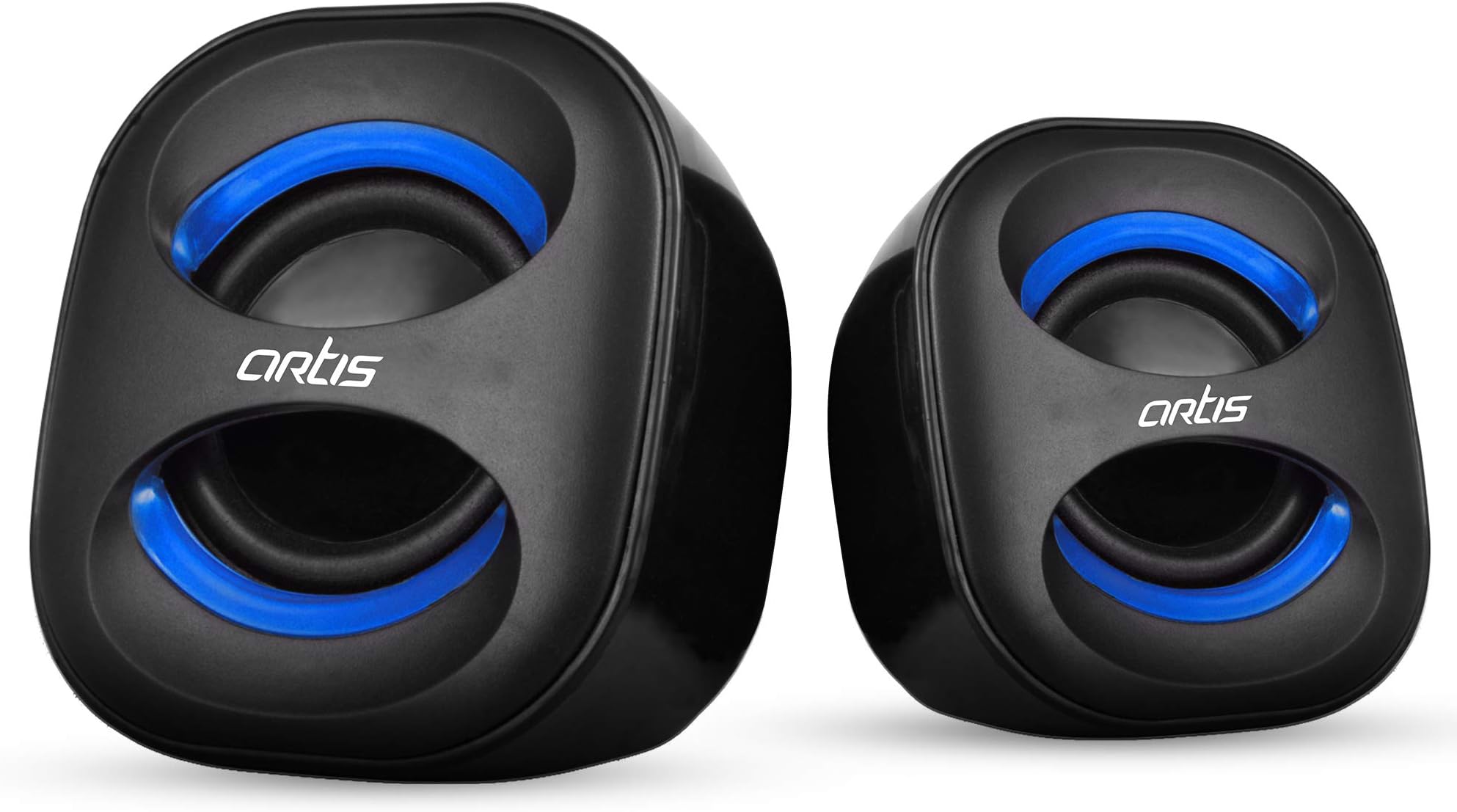 Artis Mini 2.0 USB Multimedia Speakers (Blue)