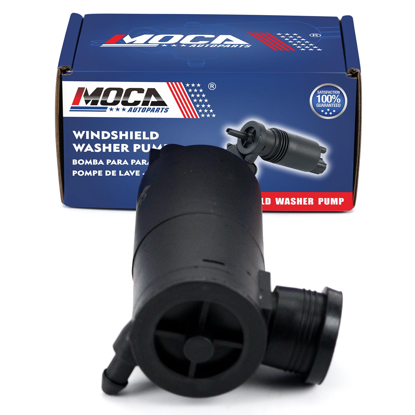 MOCA Windshield Washer Pump Fits 08-12 for Nissan Altima & 13-21 for Nissan NV200 & 04-12 for Mitsubishi Galant & 01-05 for Dodge Dakota & 15-18 for
