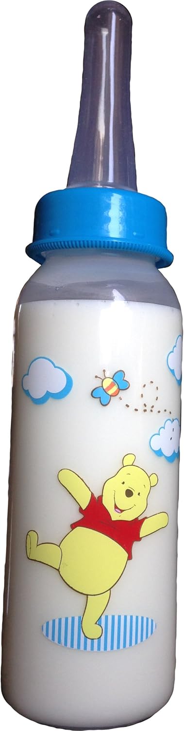 Mickey Mouse Red Nursing Bottle with Adult Nipple