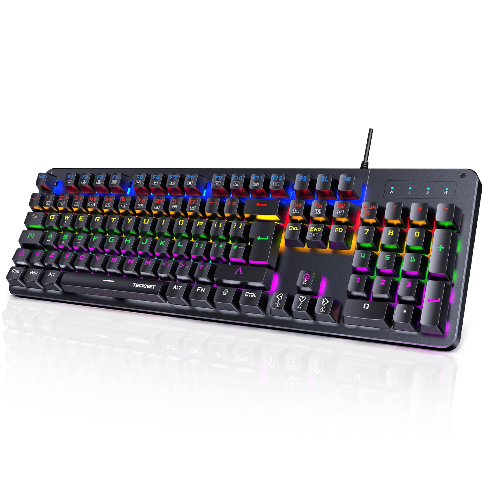 Buy Mechanical Gaming Keyboard, 15 RGB Backlit Mechanical