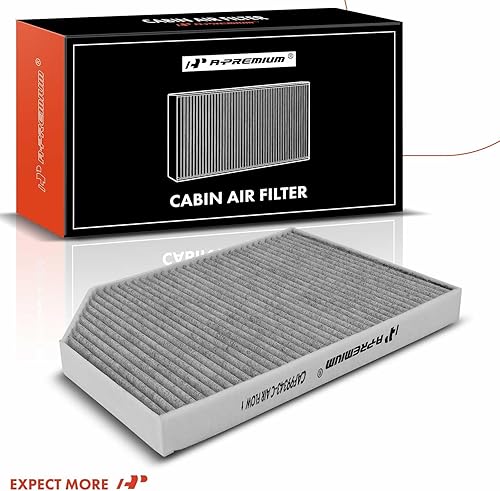 Miniatura 9 de A-Premium Filtro de aire de cabina de 2 piezas con carbón activado, compatible con Porsche Panamera 2017-2023, Taycan 2020-2023, repuesto # 971819429