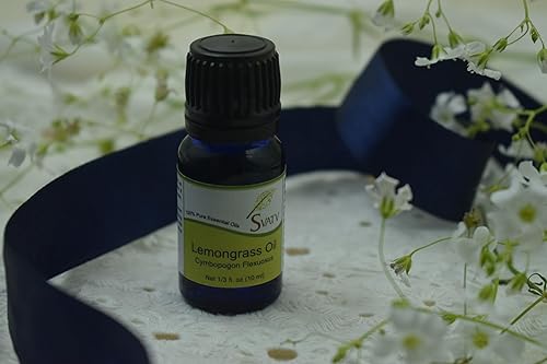 Miniatura 8 de SVATV Aceite esencial de citronela de grado terapéutico, aceites de aromaterapia para difusor, yoga, masaje y cuidado personal de bricolaje, 0.3 fl