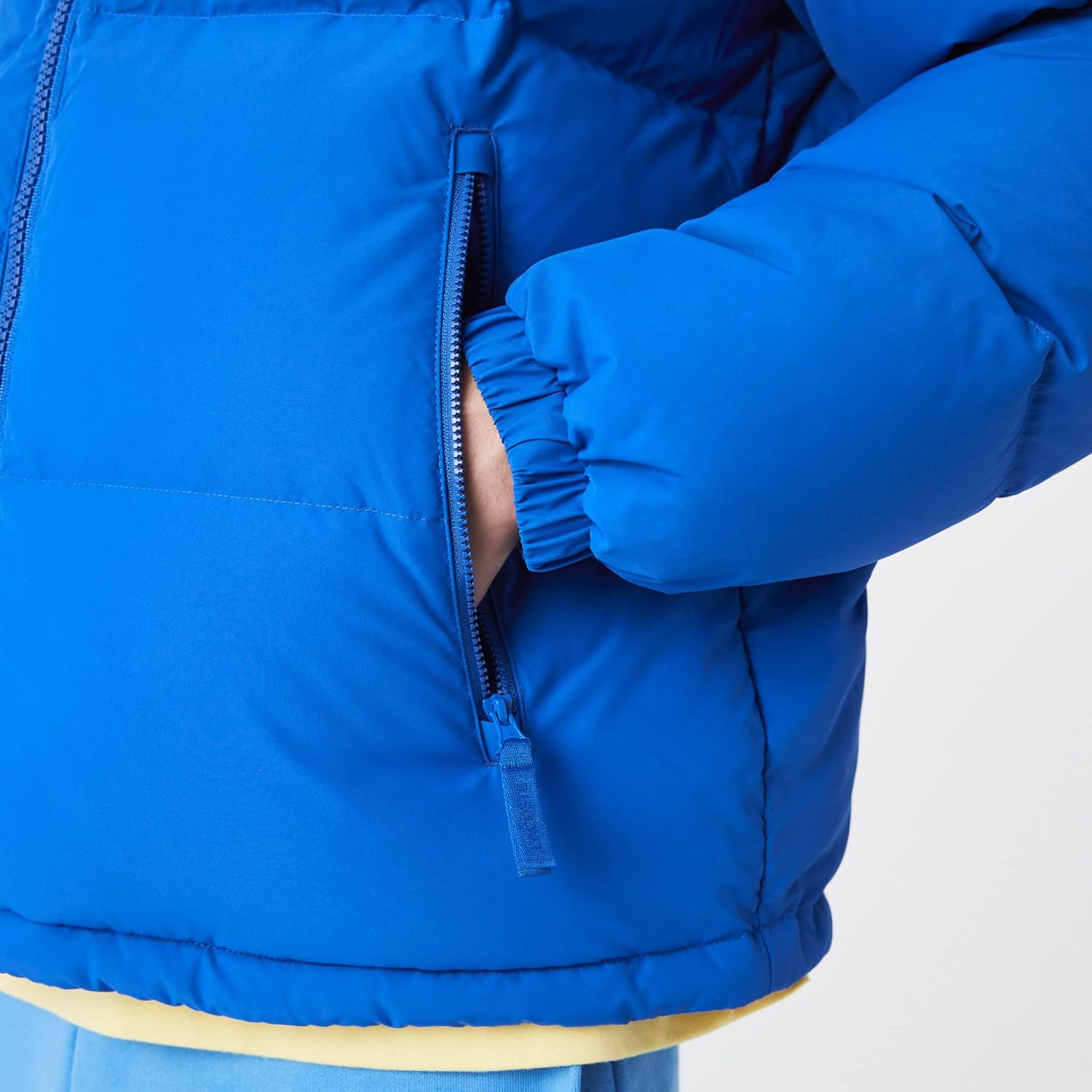 Lacoste Mens Men's Quilted Water-repellent Short Jacket