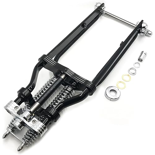 HTTMT SF001-III- Compatible with Black Springer Front End +2" Length H-D Sportster Bobber Chopper