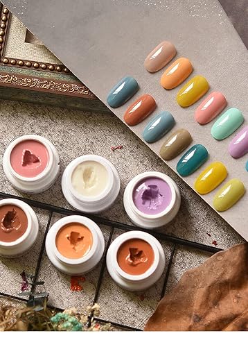 Miniatura 8 de Nail Art Gel - Esmalte de uñas en gel sólido con purpurina y barro altamente pigmentado (328)