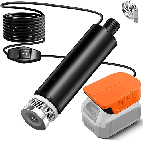 Bomba de sumidero de aceiteagua inalámbrica compatible con batería Dewalt de 20 V 60 V, bomba de transferencia de agua inalámbrica de 120 W, bomba