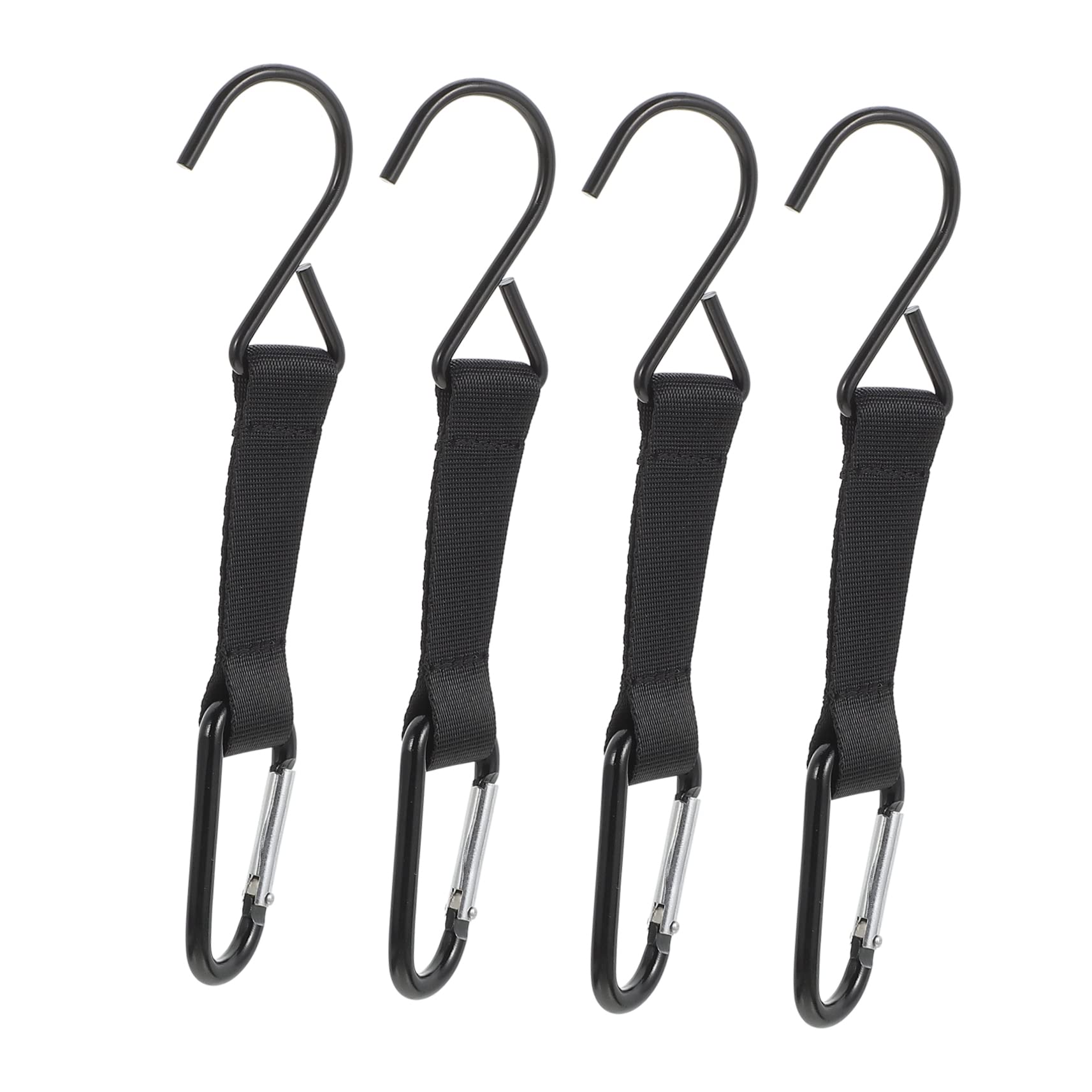 NAMOARLY 4pcs Shaped Hooks for Camping Cookware Organization Multi Functional Hangers for Pots Pans and Kitchen Utensils Essential Outdoor Supplies