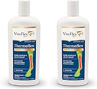 Vista 10 de Vita Flex Thermaflex Liniment Gel para dolores musculares y alivio articular en caballos, 12 onzas líquidas