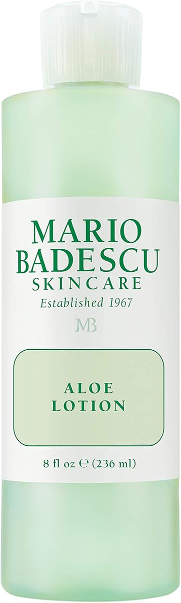 Aloe Lotion Tónico suave para el rostro - Calmante y refrescante Limpiador de poros con infusión de aloe Cuidado de la piel - Tónico facial para calmar, calmar y refrescar la piel