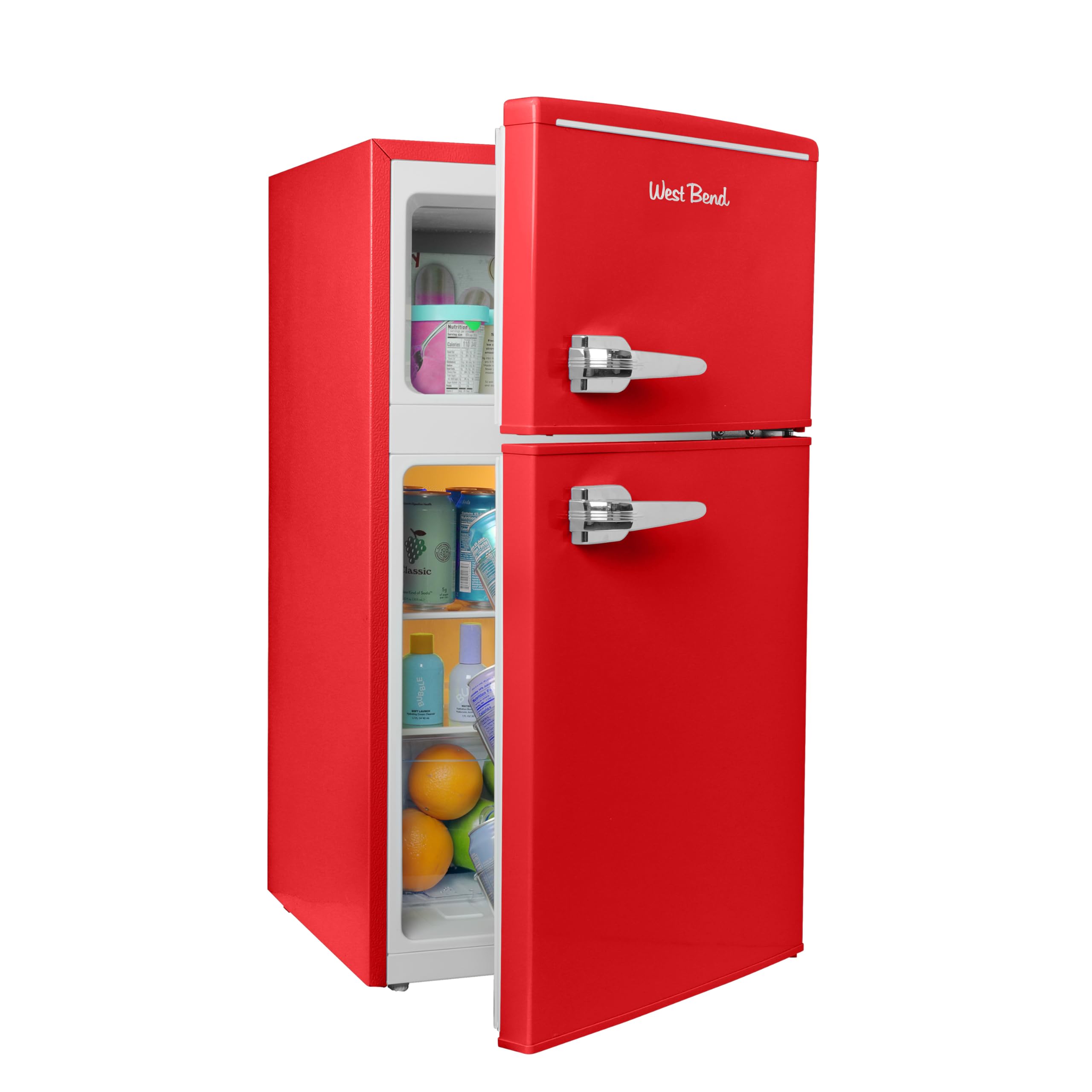 West Bend WB0300RCR2XR 3.1 cu ft Compact Freezer Red