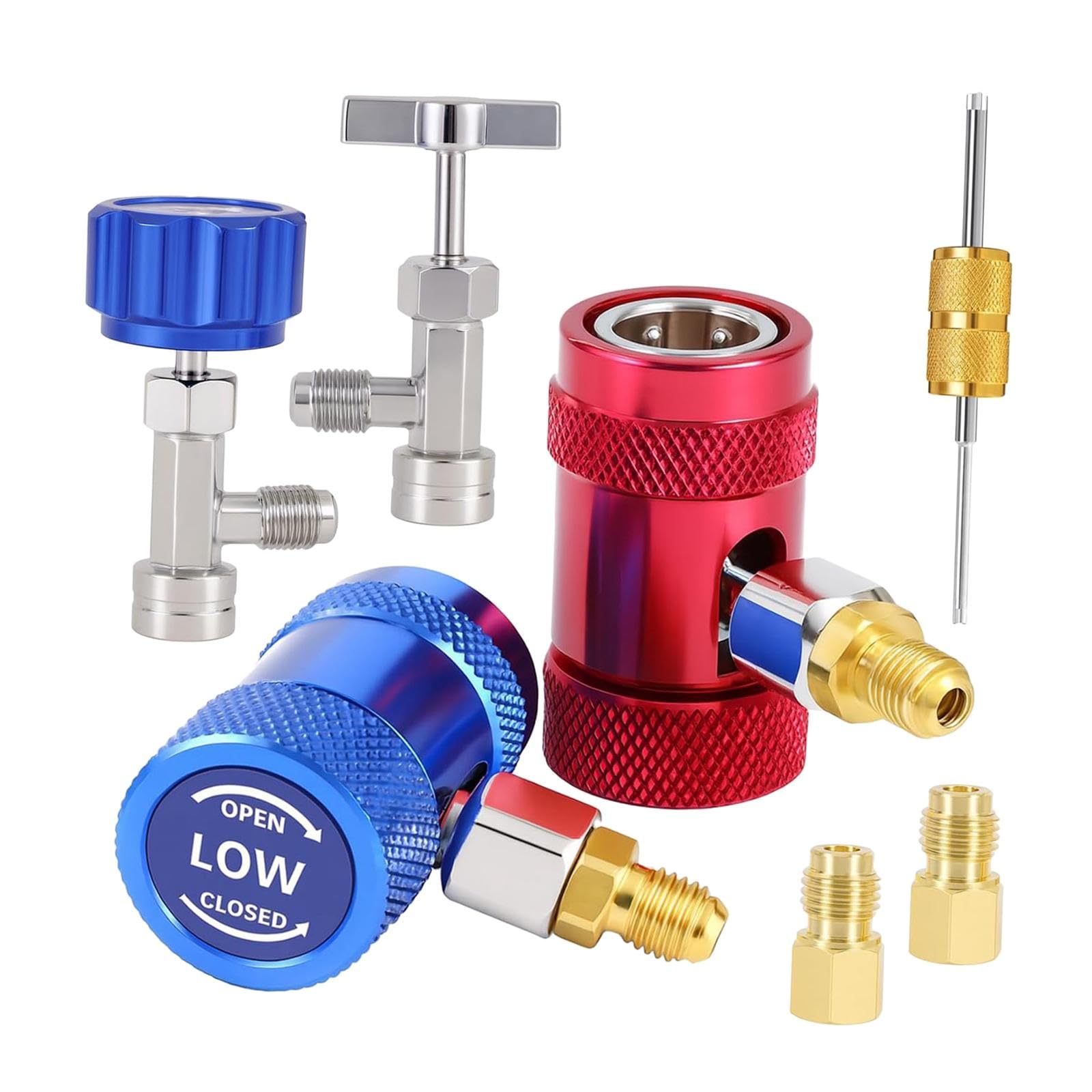 Kit Adaptador R1234yf para Conexiones Rápidas de Aire Acondicionado