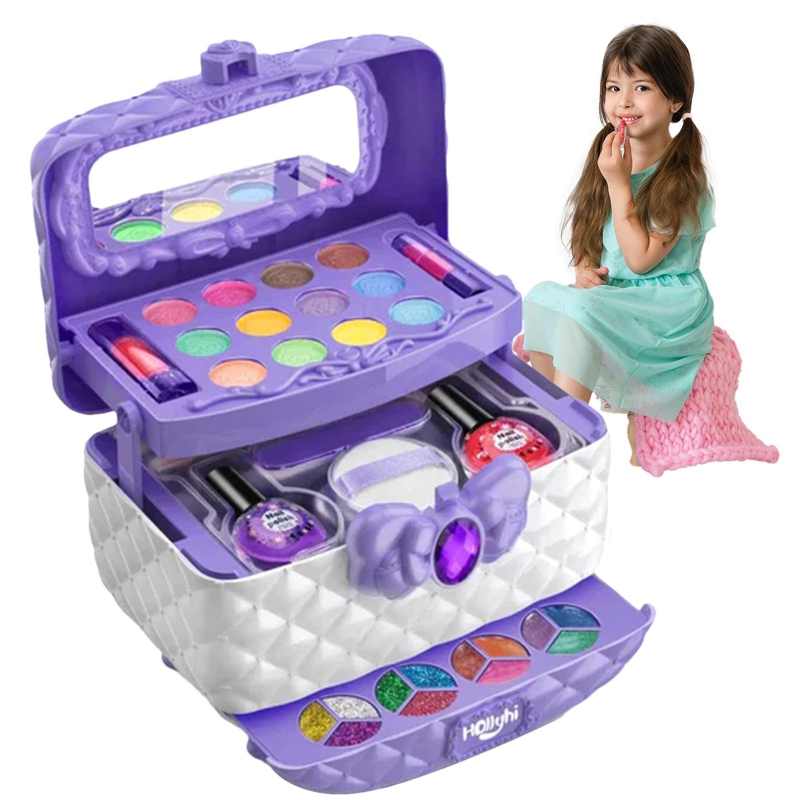 Set de Maquillaje para Niñas Estuche de Maquillaje para Todo
